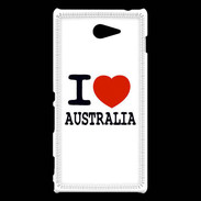 Coque Sony Xperia M2 I love Australia
