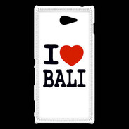 Coque Sony Xperia M2 I love Bali