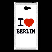 Coque Sony Xperia M2 I love Berlin