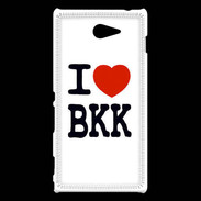 Coque Sony Xperia M2 I love BKK
