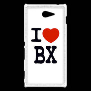 Coque Sony Xperia M2 I love BX