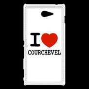 Coque Sony Xperia M2 I love Courchevel