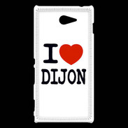 Coque Sony Xperia M2 I love Dijon