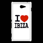 Coque Sony Xperia M2 I love Ibiza