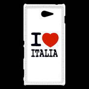 Coque Sony Xperia M2 I love Italia