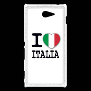 Coque Sony Xperia M2 I love Italia 2