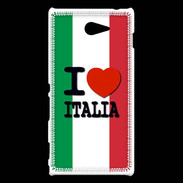 Coque Sony Xperia M2 I love Italia 3