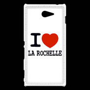 Coque Sony Xperia M2 I love La Rochelle