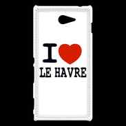 Coque Sony Xperia M2 I love Le Havre