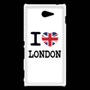 Coque Sony Xperia M2 I love London 3