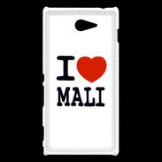Coque Sony Xperia M2 I love Mali