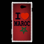 Coque Sony Xperia M2 I love Maroc 3