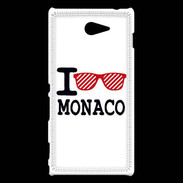 Coque Sony Xperia M2 I love Monaco 2