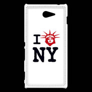 Coque Sony Xperia M2 I love New York