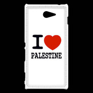 Coque Sony Xperia M2 I love Palestine