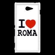 Coque Sony Xperia M2 I love Roma