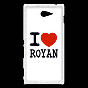 Coque Sony Xperia M2 I love Royan