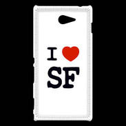 Coque Sony Xperia M2 I love SF