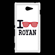 Coque Sony Xperia M2 I love Royan 2