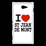 Coque Sony Xperia M2 I love Saint Jean de Mont