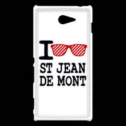 Coque Sony Xperia M2 I love Saint Jean de Mont 2