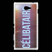 Coque Sony Xperia M2 Célibataire bleu ZG