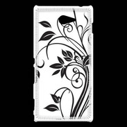 Coque Sony Xperia M2 motif fleurs 2