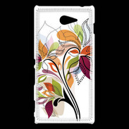 Coque Sony Xperia M2 Fleurs