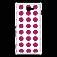 Coque Sony Xperia M2 pois rouge