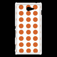 Coque Sony Xperia M2 pois orange