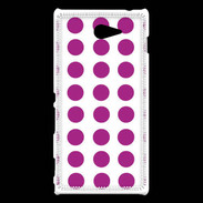 Coque Sony Xperia M2 pois framboise
