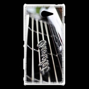 Coque Sony Xperia M2 Calandre chromée PR 10