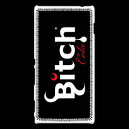 Coque Sony Xperia M2 Bitch Cola fond noir