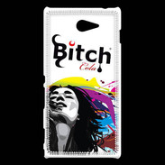 Coque Sony Xperia M2 Bitch cola et fille