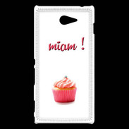Coque Sony Xperia M2 Cupcake Miam PR