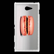Coque Sony Xperia M2 Macaron orange PR