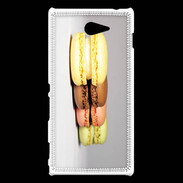 Coque Sony Xperia M2 Série de 4 macarons PR