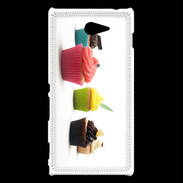 Coque Sony Xperia M2 Les cupcakes PR 10
