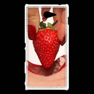 Coque Sony Xperia M2 Plaisir et fraise PR10