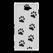 Coque Sony Xperia M2 pattes de chats/chiens 2