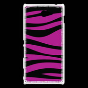 Coque Sony Xperia M2 zèbre rose & noir