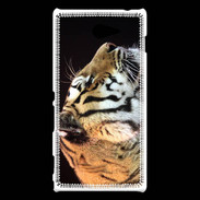Coque Sony Xperia M2 Portrait de tigre PB 1