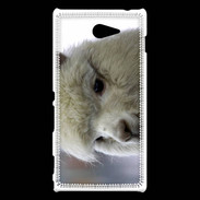 Coque Sony Xperia M2 portrait de lama PB 1