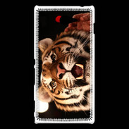 Coque Sony Xperia M2 Portrait de tigre PB 5