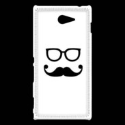 Coque Sony Xperia M2 moustache 1