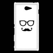 Coque Sony Xperia M2 moustache 2