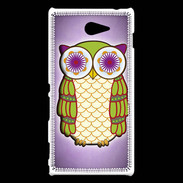 Coque Sony Xperia M2 Hibou humour