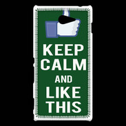 Coque Sony Xperia M2 Keep Calm Like This Vert