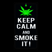 Coque Sony Xperia M2 Keep Calm Smoke Noir