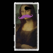 Coque Sony Xperia M2 Moustache Mona Lisa